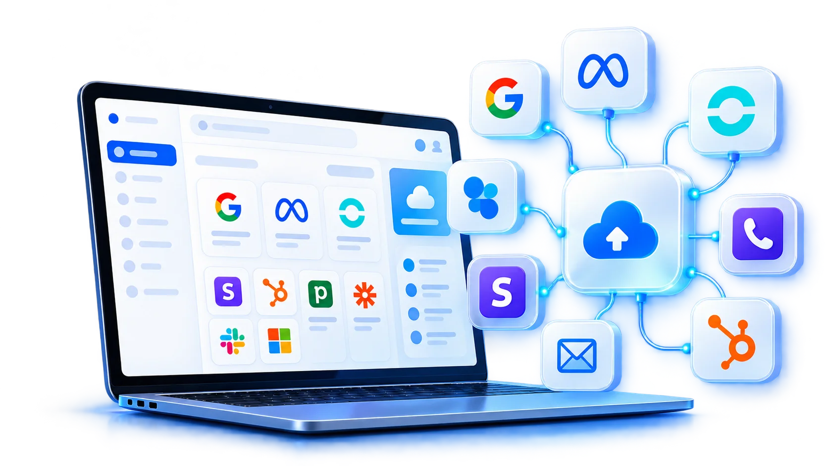 AssurFlow connecté à plusieurs outils